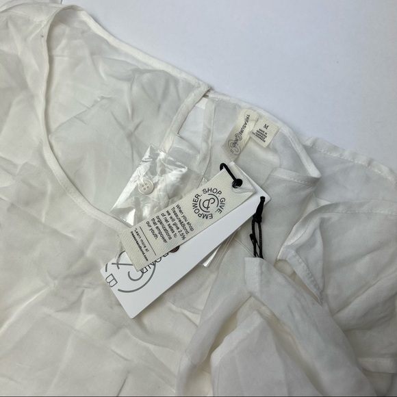 Treasure & Bond • Soft Voile Shirt Ivory - Picture 5 of 6